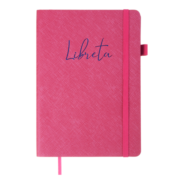 Блокнот діловий Buromax LIBRETA А5 крапка малиновий 96арк (BM.295317-29)