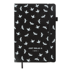 Блокнот діловий Buromax RELAX А5 крапка чорний 96арк (BM.295301-01)