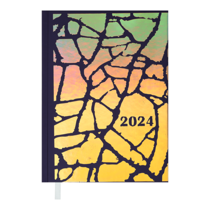 Щоденник датований 2024 Buromax FANCY А5 фіолетовий 336 с (BM.2186-07)