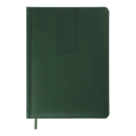 Щоденник датований 2024 Buromax Code А5 зі штучної шкіри 336 сторінок зелений (BM.2110-04)