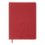 Щоденник датований 2024 Buromax STEEL А5 червоний 336 с (BM.2127-05)