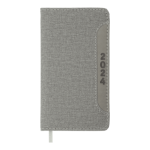 Щотижневик датований 2024 Buromax LIGA 85х153 сірий 128 с (BM.2894-09)