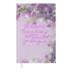Щоденник недатований Buromax PRETTY A6 288 сторінок фіолетовий (BM.2628-07)