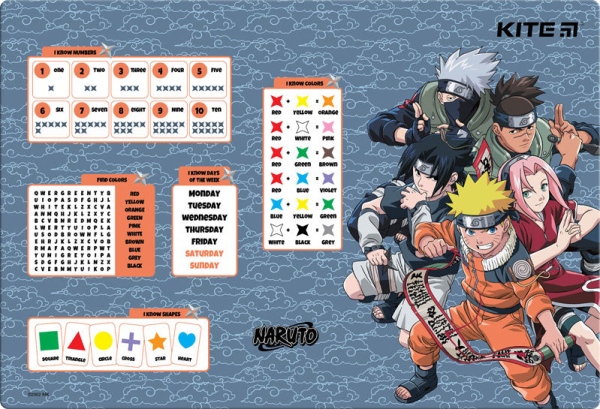 Підкладка настільна Kite Naruto NR23-207  - фото 1