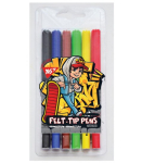 Фломастери YES 6 кольорів Subsurf 650430