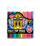 Фломастери YES 12 кольорів Skate boom 650471