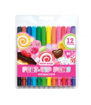 Фломастери YES 12 кольорів Sweet Cream 650472
