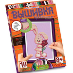 Набір для творчості DankoToys DT VK-01-05 вишивка хрестиком по номерам Зайченя