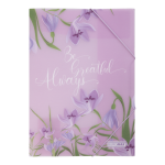 Папка на гумках А4 Buromax Arabeski матовий непрозорий пластик (BM.3969-39)