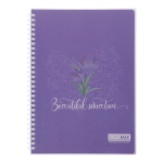 Зошит для записів B5 Buromax Arabeski 80 аркушів в лінію пластикова обкладинка (BM.2586-07)