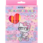 Фломастери Kite Hello Kitty HK24-447, 12 кольорів Фломастери Kite Hello Kitty HK24-447, 12 кольорів
