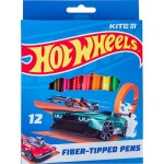 Фломастери Kite Hot Wheels HW24-447, 12 кольорів Фломастери Kite Hot Wheels HW24-447, 12 кольорів