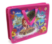 Папка на блискавці з ручками дитяча А4 1 відділення 3D 211087 - Принцеса Софія