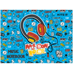 Зошит для нот Kite Headphones K24-405, А5, 20 аркушів