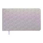 Щотижневик датований 2026 Buromax Bloom зі штучної шкіри 153x87 мм 128 сторінок срібний