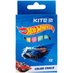 Крейда кольорова Kite Hot Wheels HW24-075, 12 штук
