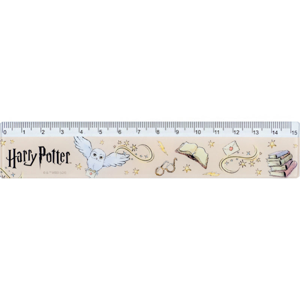 Лінійка пластикова Kite Harry Potter HP24-090, 15см - фото 1