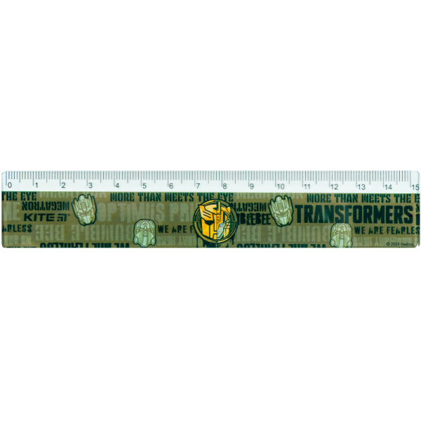 Лінійка пластикова Kite Transformers TF24-090, 15см - фото 1