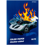 Папір кольоровий двосторонній Kite Hot Wheels HW24-250, А4 Папір кольоровий двосторонній Kite Hot Wheels HW24-250, А4