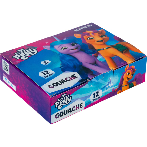 Гуаш Kite My Little Pony LP23-063, 12 кольорів - фото 1