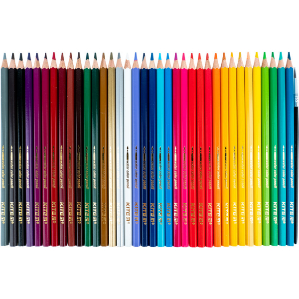 Олівці кольорові акварельні Kite Classic K-1052, 36 шт. - фото 2