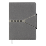 Щоденник датований 2026 Buromax Navigator зі штучної шкіри А6 336 сторінок сірий