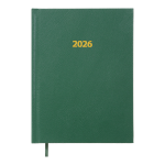 Щоденник датований 2026 Buromax Strong з бумвінілу А5 336 сторінок Зелений