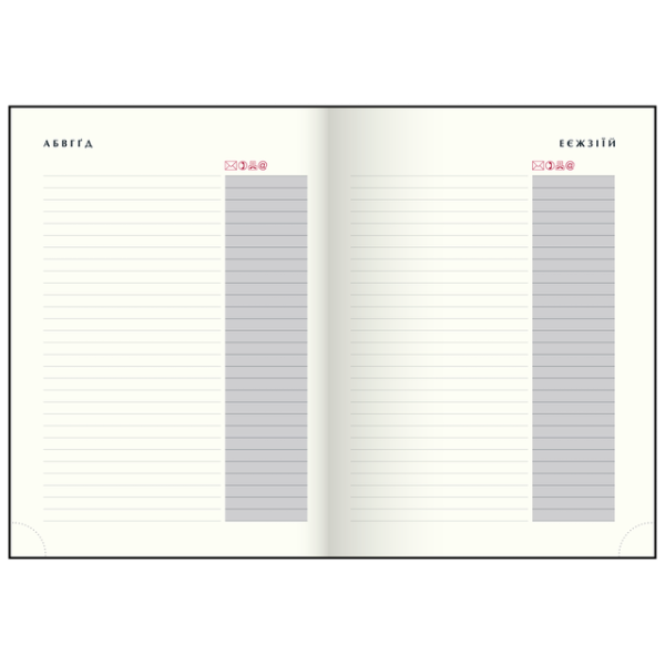 Щоденник датований 2026 Buromax STRONG червоний - фото 3