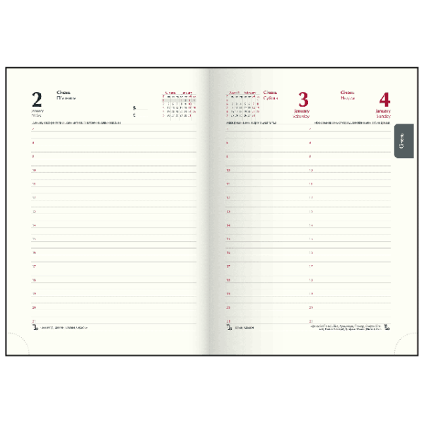 Щоденник датований 2026 Buromax STRONG червоний - фото 2