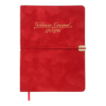 Щоденник Buromax 2026 VELOUR А5 датований Червоний