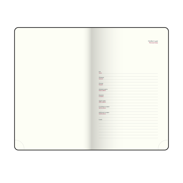 Щоденник датований 2026 Buromax Bravo зі штучної шкіри А6 336 сторінок чорний - фото 2