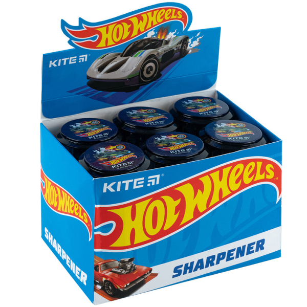 Точилка з контейнером Kite Hot Wheels HW24-117 - фото 1