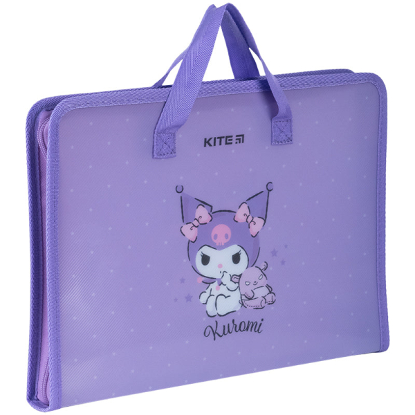 Папка-портфель на блискавці Kite Kuromi HK24-202, 1 відділення, A4 - фото 3