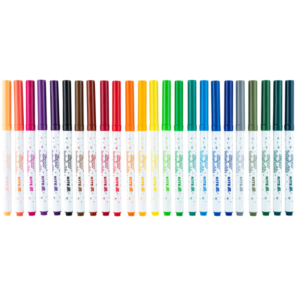 Фломастери Kite Creative Superwashable K-1153, 24 кольори - фото 2