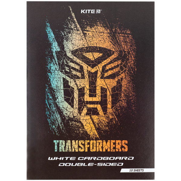 Картон білий Kite Transformers TF24-254, А4, 10 аркушів - фото 1