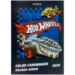 Картон кольоровий двосторонній Kite Hot Wheels HW24-255, А4 Картон кольоровий двосторонній Kite Hot Wheels HW24-255, А4