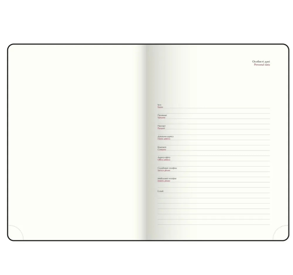 Щоденник датований 2026 Buromax Steel зі штучної шкіри А6 336 сторінок синій - фото 4