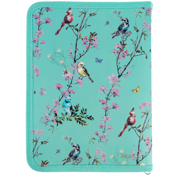 Папка-пенал Axent OS Spring об'ємна А4+ на блискавці Бірюзова - фото 2