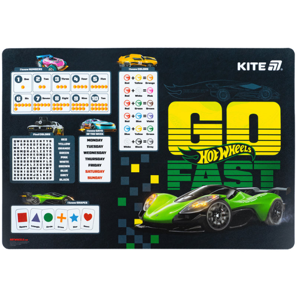 Підкладка настільна Kite Hot Wheels HW25-207-1 - фото 1