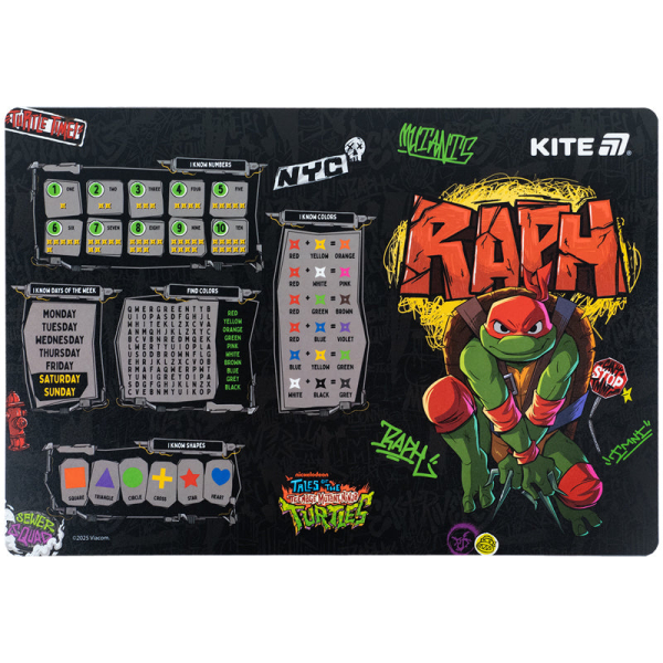 Підкладка настільна Kite Ninja Turtles NT25-207 - фото 1