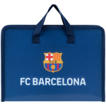 Папка-портфель на блискавці Kite FC Barcelona BC25-202, 1 відділення, A4