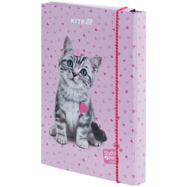 Папка для зошитів на гумці Kite Studio Pets SP25-210 - фото 1