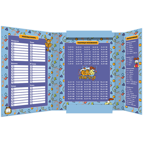 Папка для зошитів на гумці Kite Garfield GF25-210, картон - фото 3