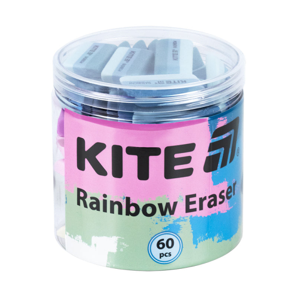 Гумка кольорова Kite Rainbow K25-103, асорті - фото 2