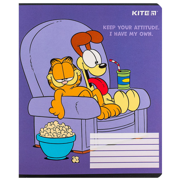 Зошит шкільний Kite Garfield GF24-237, 18 аркушів, лінія - фото 5