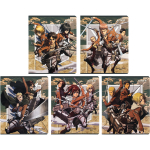 Зошит шкільний Kite Attack on Titan AT24-238, 24 аркуша, клітинка