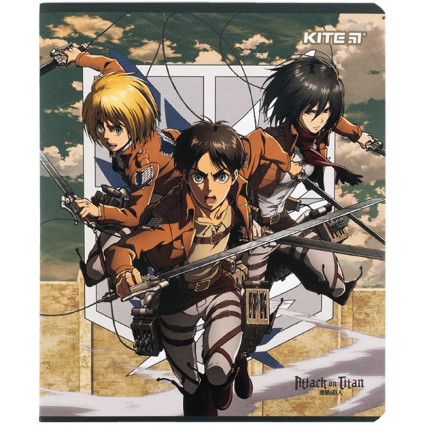 Зошит шкільний Kite Attack on Titan AT24-238, 24 аркуша, клітинка - фото 3