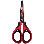Ножиці дитячі з гумовими вставками і малюнком на лезі Kite Hot Wheels HW25-148, 13 см