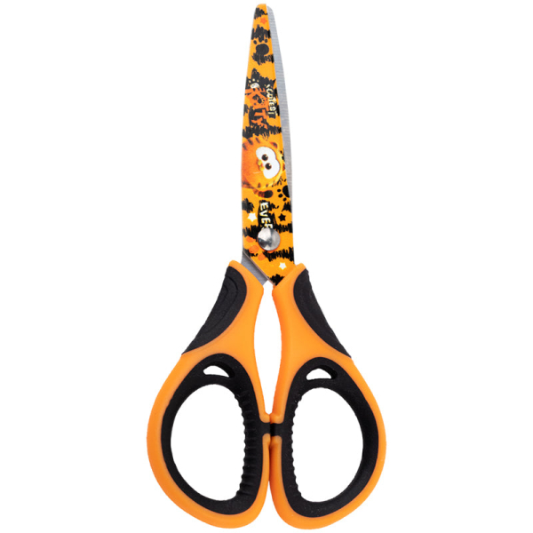Ножиці дитячі з гумовими вставками і малюнком на лезі Kite Garfield GF25-148, 13 см - фото 1