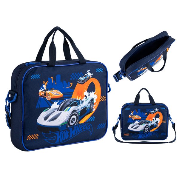 Шкільна текстильна сумка Kite Hot Wheels HW25-589 - фото 1